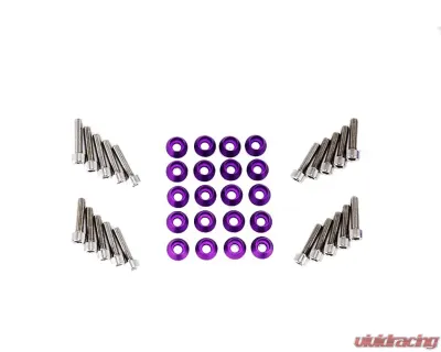 ZSPEC Design Gloss Yellow Stainless & Billet Stage 3 Dress-Up Bolts Kit Nissan Skyline GT-R | GTR R32 | R33 | R34 - 00843612184726