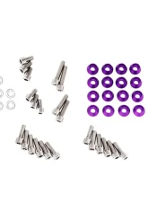 ZSPEC Design Gloss Yellow Stainless & Billet Stage 3 Dress-Up Bolts Kit Nissan Skyline GT-R | GTR R32 | R33 | R34                                     - 00843612184726 - Image 16