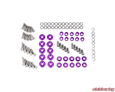 ZSPEC Design Gloss Yellow Stainless & Billet Stage 3 Dress-Up Bolts Kit Nissan Skyline GT-R | GTR R32 | R33 | R34 - 00843612184726