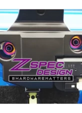 ZSPEC Design Blue Titanium Trunk Dress-Up Bolts Fastener Kit Subaru WRX | STI 2015-2021                                     - 00843612137425 - Image 3