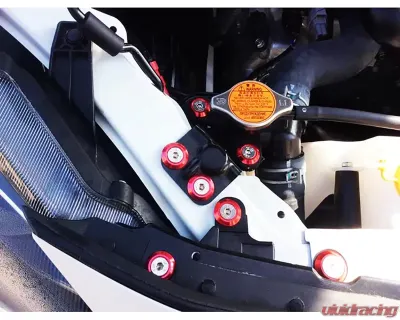 ZSPEC Design Bright Silver Stainless & Billet Stage 3 Dress-Up Bolts Fastener Kit Scion FRS | Subaru BRZ | Toyota 86 2013-2021 - 00843612137746