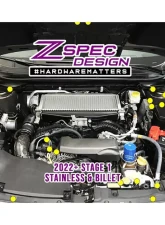 ZSPEC Design Green Stainless & Billet Stage 1 Dress-Up Bolts Fastener Kit Subaru WRX | Legacy 2022+                                     - 00843612137982 - Image 2