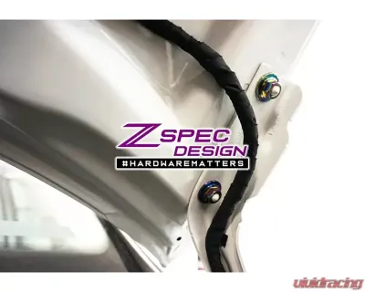 ZSPEC Design Black Grade-5 Titanium Stage 1 Dress-Up Bolts Fastener Kit Volkswagen Taos 2022+ - 00843612139597