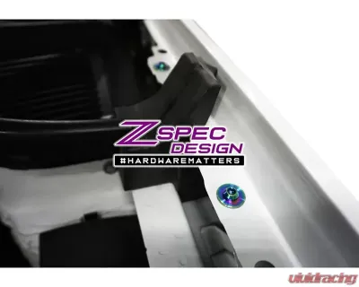 ZSPEC Design Black Grade-5 Titanium Stage 1 Dress-Up Bolts Fastener Kit Volkswagen Taos 2022+ - 00843612139597