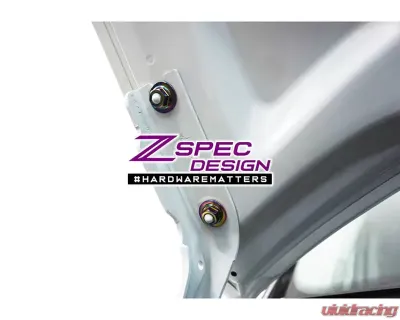 ZSPEC Design Black Grade-5 Titanium Stage 1 Dress-Up Bolts Fastener Kit Volkswagen Taos 2022+ - 00843612139597