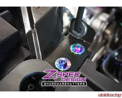 ZSPEC Design Black Grade-5 Titanium Stage 1 Dress-Up Bolts Fastener Kit Volkswagen Taos 2022+ - 00843612139597