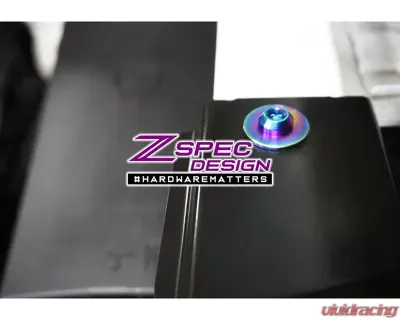 ZSPEC Design Black Grade-5 Titanium Stage 1 Dress-Up Bolts Fastener Kit Volkswagen Taos 2022+ - 00843612139597