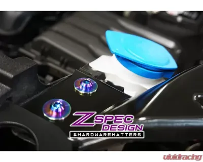 ZSPEC Design Black Grade-5 Titanium Stage 1 Dress-Up Bolts Fastener Kit Volkswagen Taos 2022+ - 00843612139597