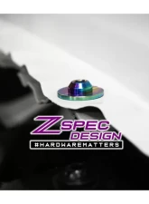 ZSPEC Design Black Grade-5 Titanium Stage 1 Dress-Up Bolts Fastener Kit Volkswagen Taos 2022+                                     - 00843612139597 - Image 9