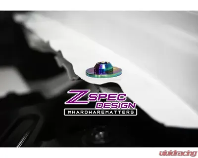 ZSPEC Design Black Grade-5 Titanium Stage 1 Dress-Up Bolts Fastener Kit Volkswagen Taos 2022+ - 00843612139597