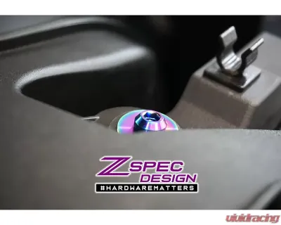 ZSPEC Design Burned Titanium Stage 2 Dress-Up Bolts Fastener Kit Mazda CX-5 2017-2023 - 00843612139634