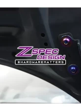 ZSPEC Design Burned Titanium Stage 2 Dress-Up Bolts Fastener Kit Mazda CX-5 2017-2023                                     - 00843612139634 - Image 13