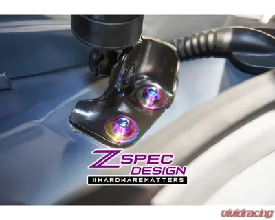 ZSPEC Design Burned Titanium Stage 2 Dress-Up Bolts Fastener Kit Mazda CX-5 2017-2023 - 00843612139634