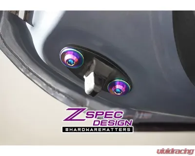 ZSPEC Design Burned Titanium Stage 2 Dress-Up Bolts Fastener Kit Mazda CX-5 2017-2023 - 00843612139634