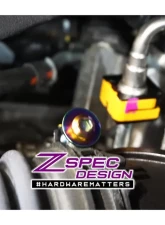 ZSPEC Design Burned Titanium Stage 2 Dress-Up Bolts Fastener Kit Mazda CX-5 2017-2023                                     - 00843612139634 - Image 3