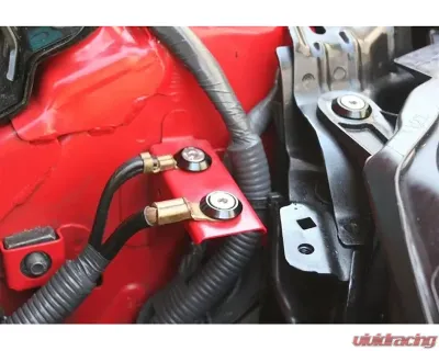 ZSPEC Design Gloss Red Stainless & Billet Stage 3 Dress-Up Bolts Fastener Kit Infiniti G35 2003-2008 - 00843612139740