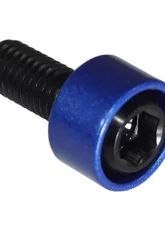 ZSPEC Design Black Titanium & Billet Diverter Valves Fastener Kit w/ Blue Washers Kia Stinger GT 2018+                                     - 00843612155313 - Image 2