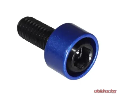 ZSPEC Design Black Titanium & Billet Diverter Valves Fastener Kit w/ Blue Washers Kia Stinger GT 2018+ - 00843612155313