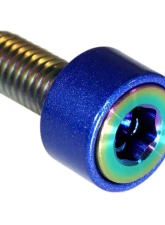 ZSPEC Design Burned Titanium & Billet Diverter Valves Fastener Kit w/ Blue Washers Kia Stinger GT 2018+                                     - 00843612155634 - Image 2