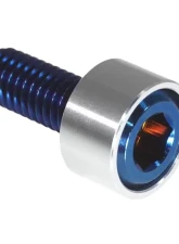 ZSPEC Design Blue Titanium & Billet Diverter Valves Fastener Kit w/ Silver Washers Kia Stinger GT 2018+                                     - 00843612156716 - Image 2