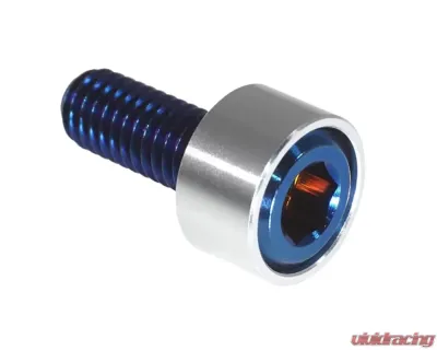 ZSPEC Design Blue Titanium & Billet Diverter Valves Fastener Kit w/ Silver Washers Kia Stinger GT 2018+ - 00843612156716
