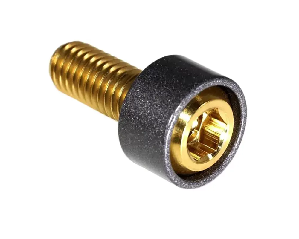 Zspec Design Gold Titanium Throttle Cable Cover Fasteners for
