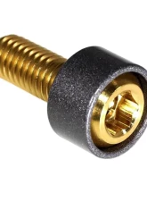 ZSPEC Design Gold Titanium & Billet Diverter Valves Fastener Kit w/ Gunmetal Washers Kia Stinger GT 2018+                                     - 00843612158390 - Image 2