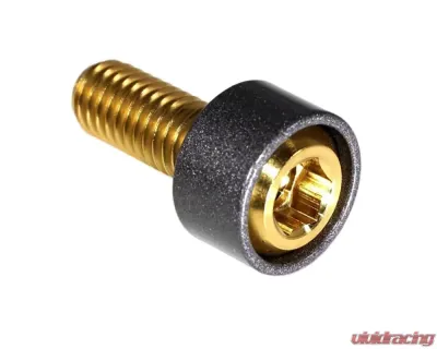 ZSPEC Design Gold Titanium & Billet Diverter Valves Fastener Kit w/ Gunmetal Washers Kia Stinger GT 2018+ - 00843612158390
