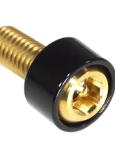 ZSPEC Design Gold Titanium & Billet Diverter Valves Fastener Kit w/ Black Washers Kia Stinger GT 2018+                                     - 00843612158437 - Image 2