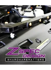 ZSPEC Design Dark Blue Stainless & Billet Stage 2 Dress-Up Bolts Hardware Kit Nissan Z RZ34 2023-2024                                     - 00843612141514 - Image 4