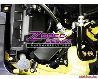 ZSPEC Design Dark Blue Stainless & Billet Stage 2 Dress-Up Bolts Hardware Kit Nissan Z RZ34 2023-2024 - 00843612141514