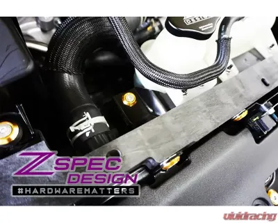ZSPEC Design Dark Blue Stainless & Billet Stage 2 Dress-Up Bolts Hardware Kit Nissan Z RZ34 2023-2024 - 00843612141514