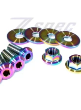 ZSPEC Design Black Titanium Strut Tower Brace Brace/Bar Fastener Kit Nissan Z 2023-2024                                     - 00843612141620 - Image 2