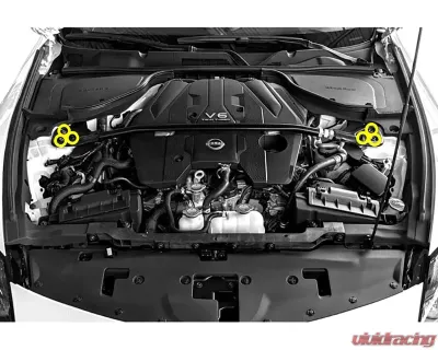 ZSPEC Design Black Titanium Strut Tower Brace Brace/Bar Fastener Kit Nissan Z 2023-2024 - 00843612141620