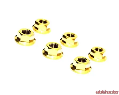 ZSPEC Design Gold Titanium Shock Tower Nuts Nissan Z 2023-2024 - 00843612141774