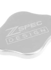 ZSPEC Design Silver Billet Fluid Resrvoir Cap Cover w/ ZSPEC Logo Nissan Z RZ34 2023-2024                                     - 00843612141804 - Image 2