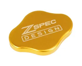 ZSPEC Design Orange-Gold Billet Fluid Resrvoir Cap Cover w/ ZSPEC Logo Nissan Z RZ34 2023-2024