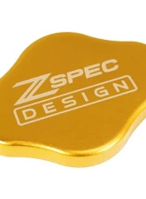 ZSPEC Design Orange-Gold Billet Fluid Resrvoir Cap Cover w/ ZSPEC Logo Nissan Z RZ34 2023-2024                                     - 00843612141866 - Image 2