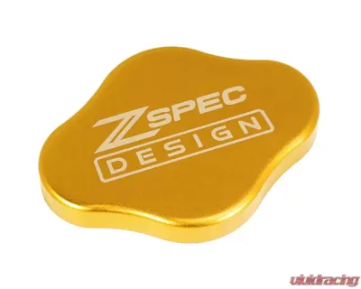 ZSPEC Design Orange-Gold Billet Fluid Resrvoir Cap Cover w/ ZSPEC Logo Nissan Z RZ34 2023-2024 - 00843612141866