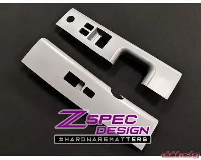 ZSPEC Design Left-Hand-Drive Grey Door Window Switch Finisher Set Nissan 350Z Z33 2006-2009 - 00843612142139