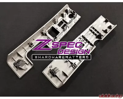 ZSPEC Design Left-Hand-Drive Grey Door Window Switch Finisher Set Nissan 350Z Z33 2006-2009 - 00843612142139