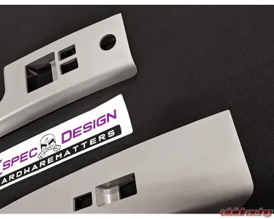 ZSPEC Design Left-Hand-Drive Grey Door Window Switch Finisher Set Nissan 350Z Z33 2006-2009 - 00843612142139