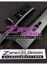 ZSPEC Design Black LHD Interior Door Window Switch Finisher Set Nissan 350Z Z33 2006-2009                                     - 00843612142146 - Image 5