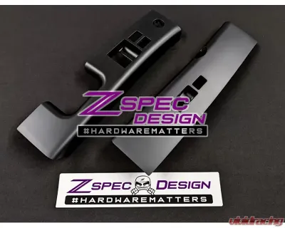 ZSPEC Design Black LHD Interior Door Window Switch Finisher Set Nissan 350Z Z33 2006-2009 - 00843612142146