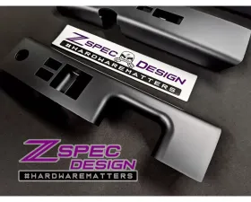 ZSPEC Design Black LHD Interior Door Window Switch Finisher Set Nissan 350Z Z33 2006-2009