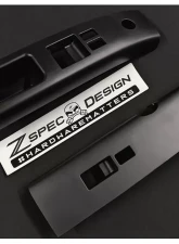 ZSPEC Design Left-Hand-Drive Black Interior Door Window Switch Finisher Set Nissan 350Z Z33 2003-2005                                     - 00843612142184 - Image 8