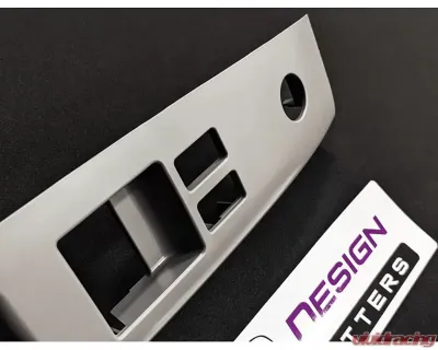 ZSPEC Design Grey LHD Interior Door Window Switch Finisher Set Nissan 350Z Z33 2006-2009 - 00843612142191