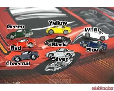 Zspec Design Green Nissan Z32 300ZX Lapel Hat Pin 00843612142399