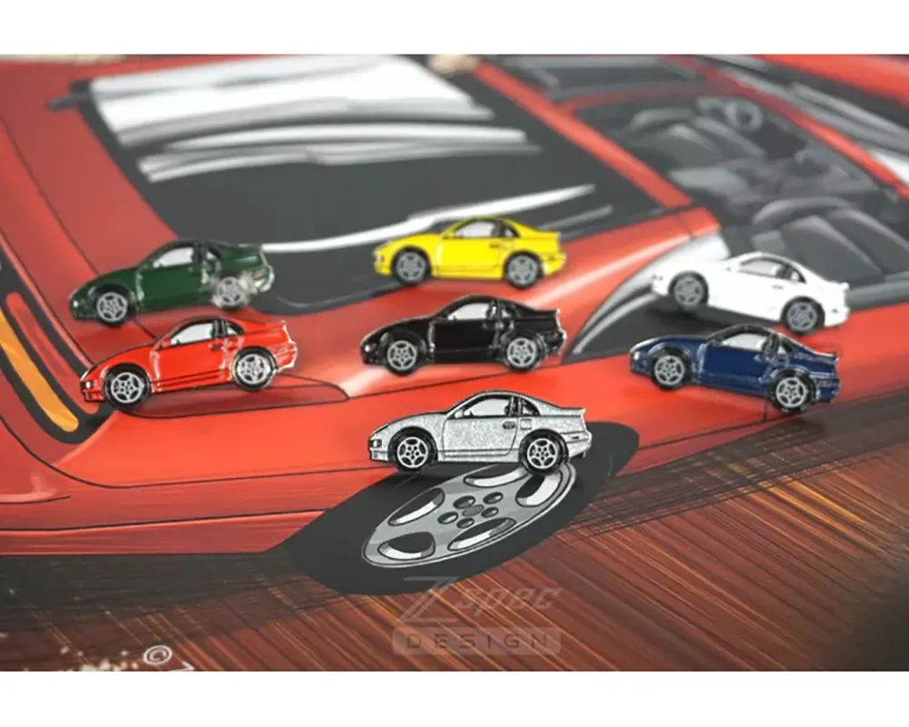 Zspec Design Silver Nissan Z32 300ZX Lapel/Hat Pin Zspec Design Silver Nissan Z32 300ZX Lapel/Hat Pin