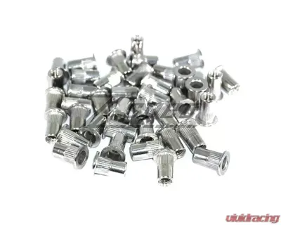ZSPEC Design Red Titanium M5x20mm Button-Head Body Kit Fastener w/ Rivet Nut - 00843612142801